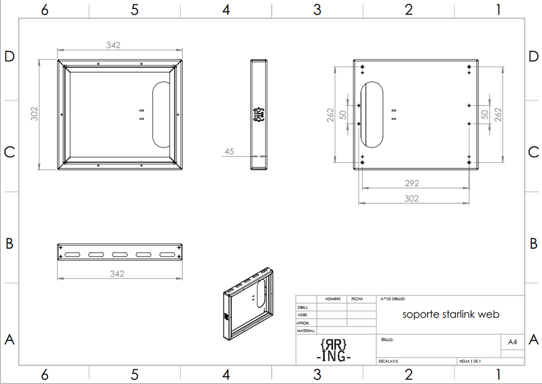 Protection & Integration Case for Starlink Mini