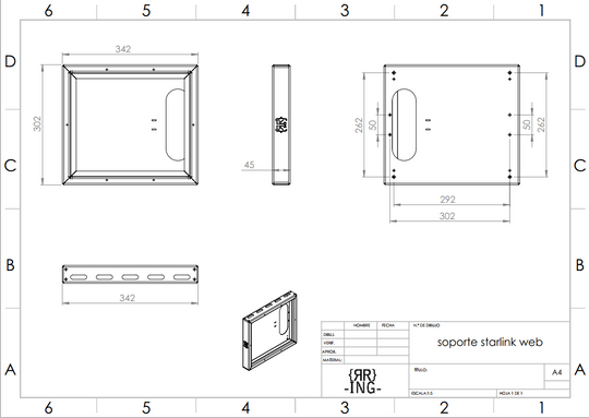 Protection & Integration Case for Starlink Mini